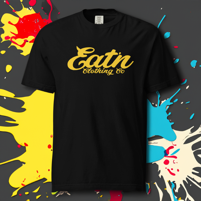 Eatn Classic // Black & Yellow // Unisex T-Shirts