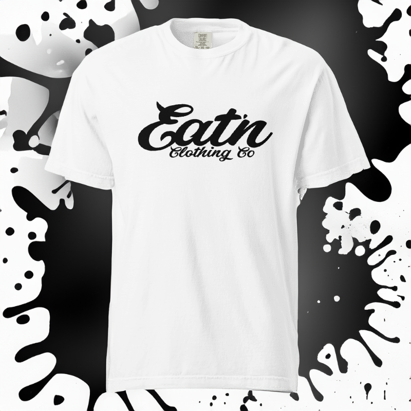 Eatn Classic // White & Black // Unisex T-Shirts