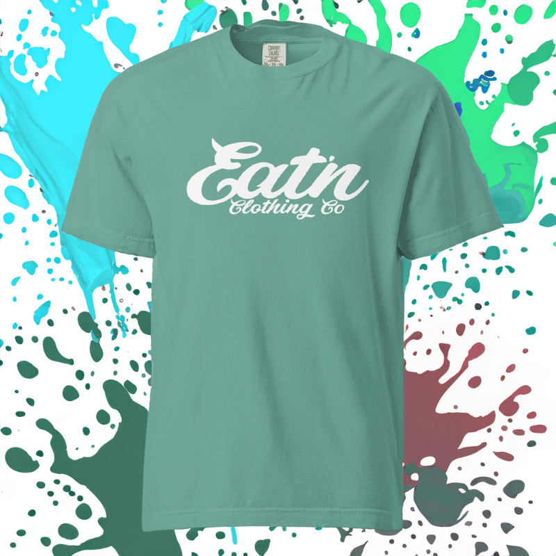 Eatn Classic // Seafoam & White // Unisex T-Shirts