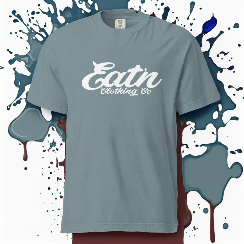 Eatn Classic // Ice Blue & White // Unisex T-Shirts