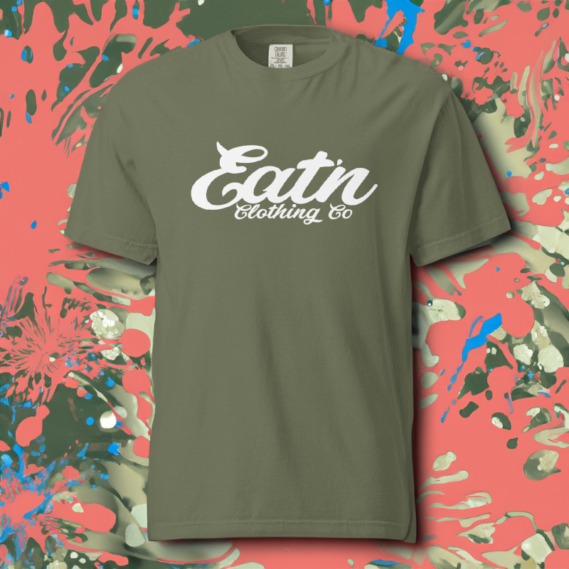 Eatn Classic // Moss & White // Unisex T-Shirts