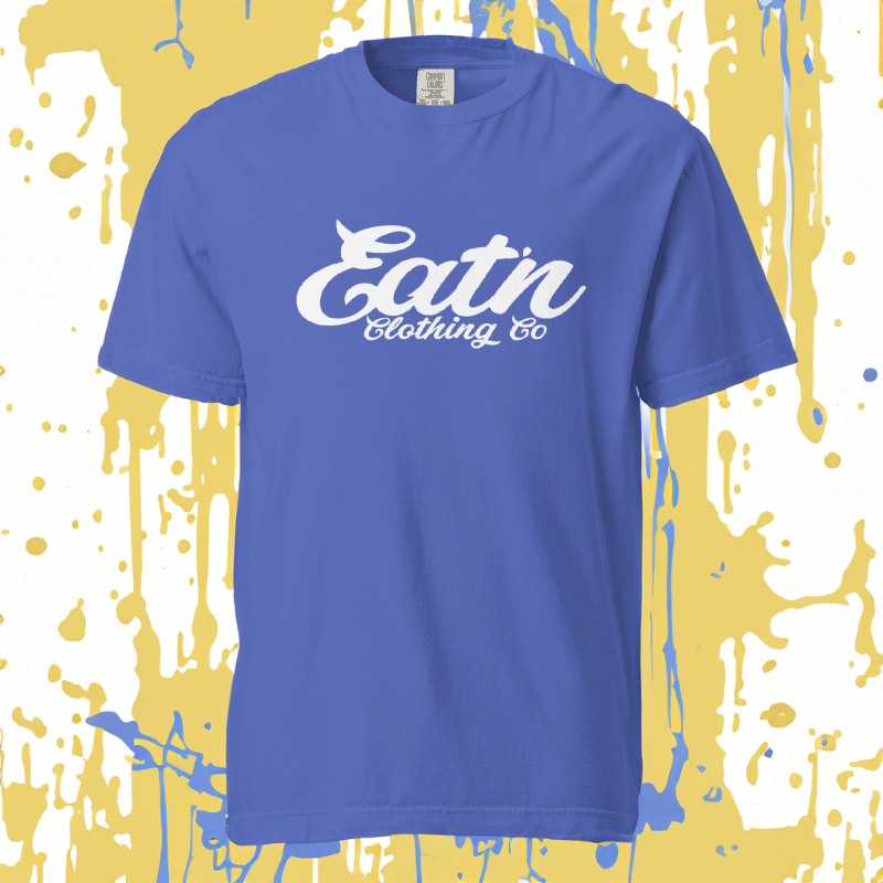 Eatn Classic // Flo Blue & White // Unisex T-Shirts