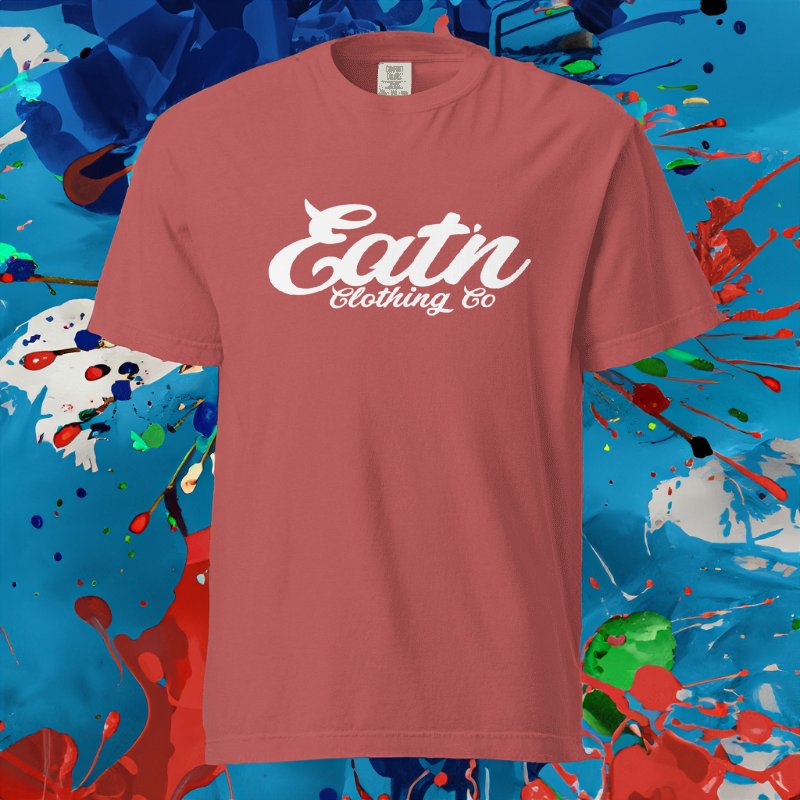 Eatn Classic // Crimson & White // Unisex T-Shirts