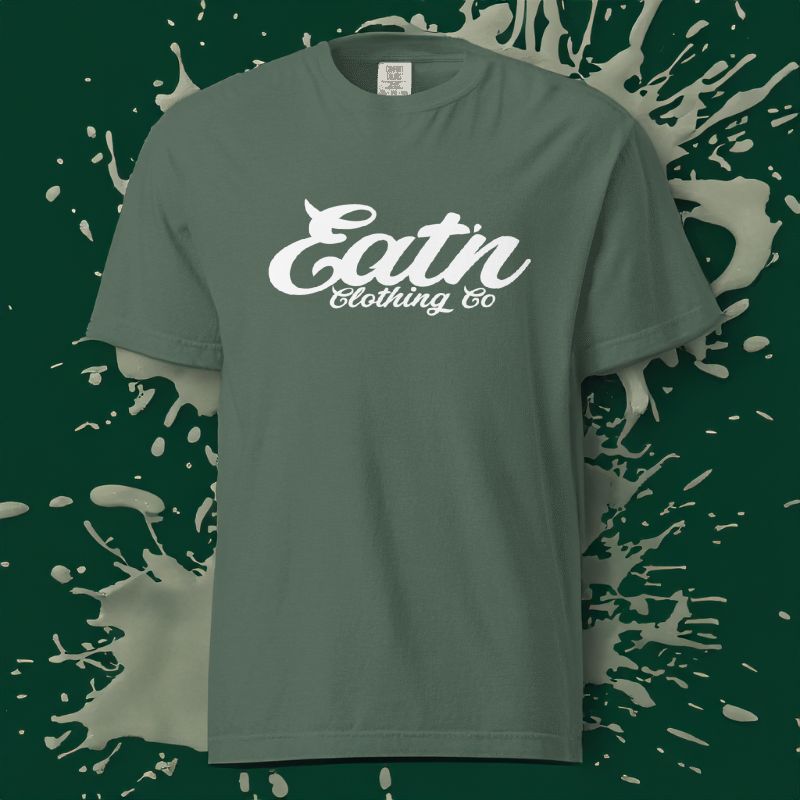 Eatn Classic // Blue Spruce & White // Unisex T-Shirts