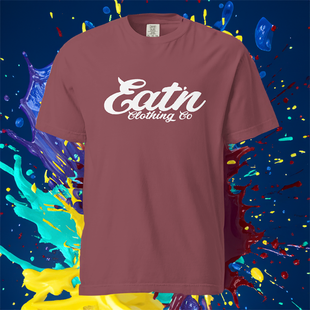 Eatn Classic // Brick & White // Unisex T-Shirts