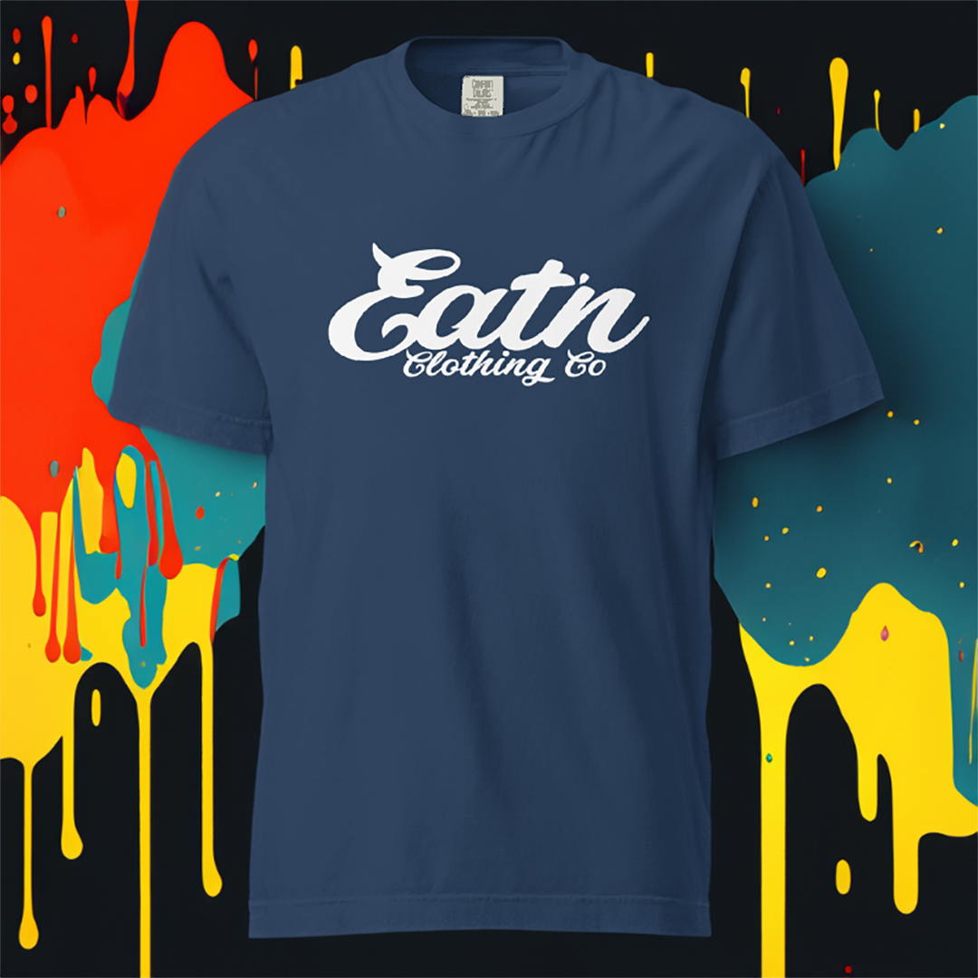 Eatn Classic // True Navy & White // Unisex T-Shirts