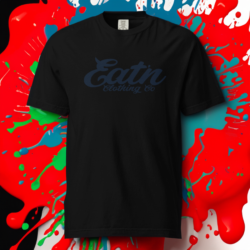 Eatn Classic // Black & Navy // Unisex T-Shirt