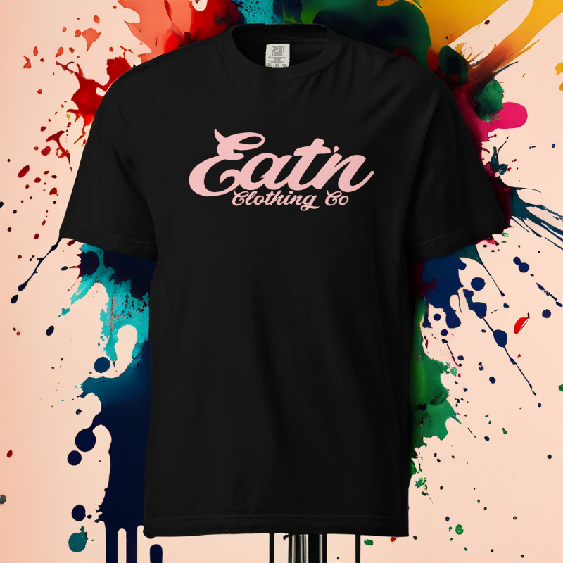 Eatn Classic // Black & Pink // Unisex T-Shirt