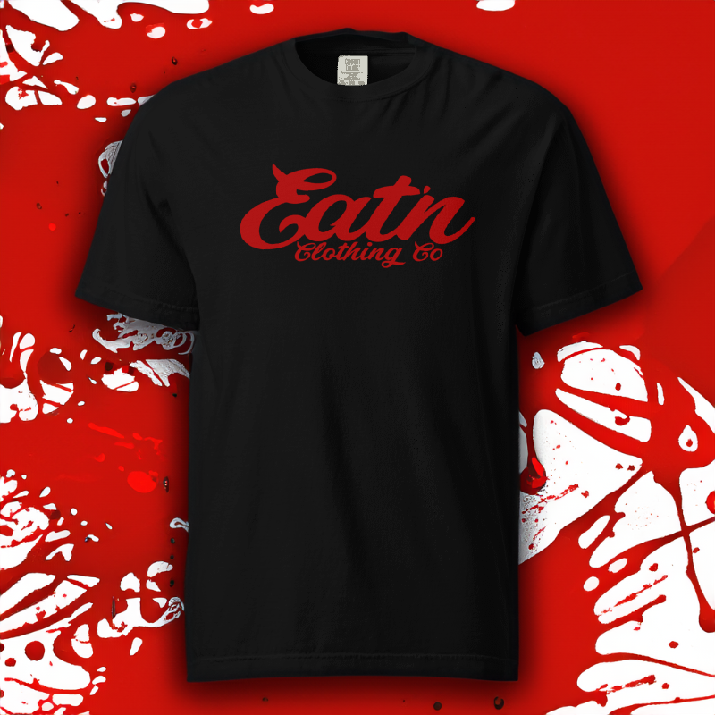 Eatn Classic // Black & Red // Unisex T-Shirt