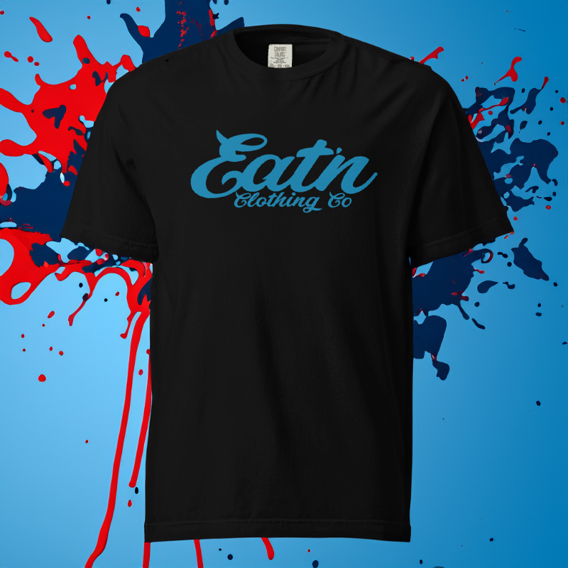 Eatn Classic // Black & Sapphire // Unisex T-Shirt