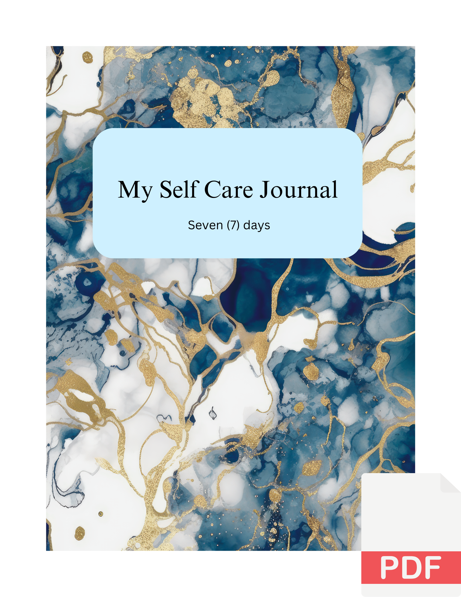 My Self Care Journal (Fillable)