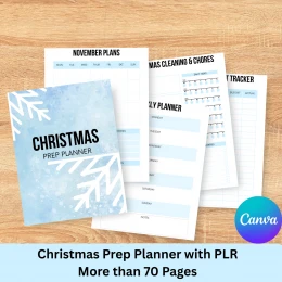 Christmas Prep Planner Template (Private Label Rights)