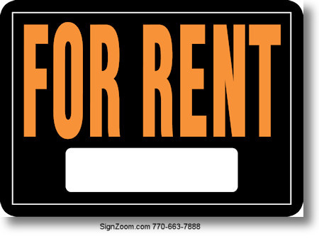 FOR RENT Sign