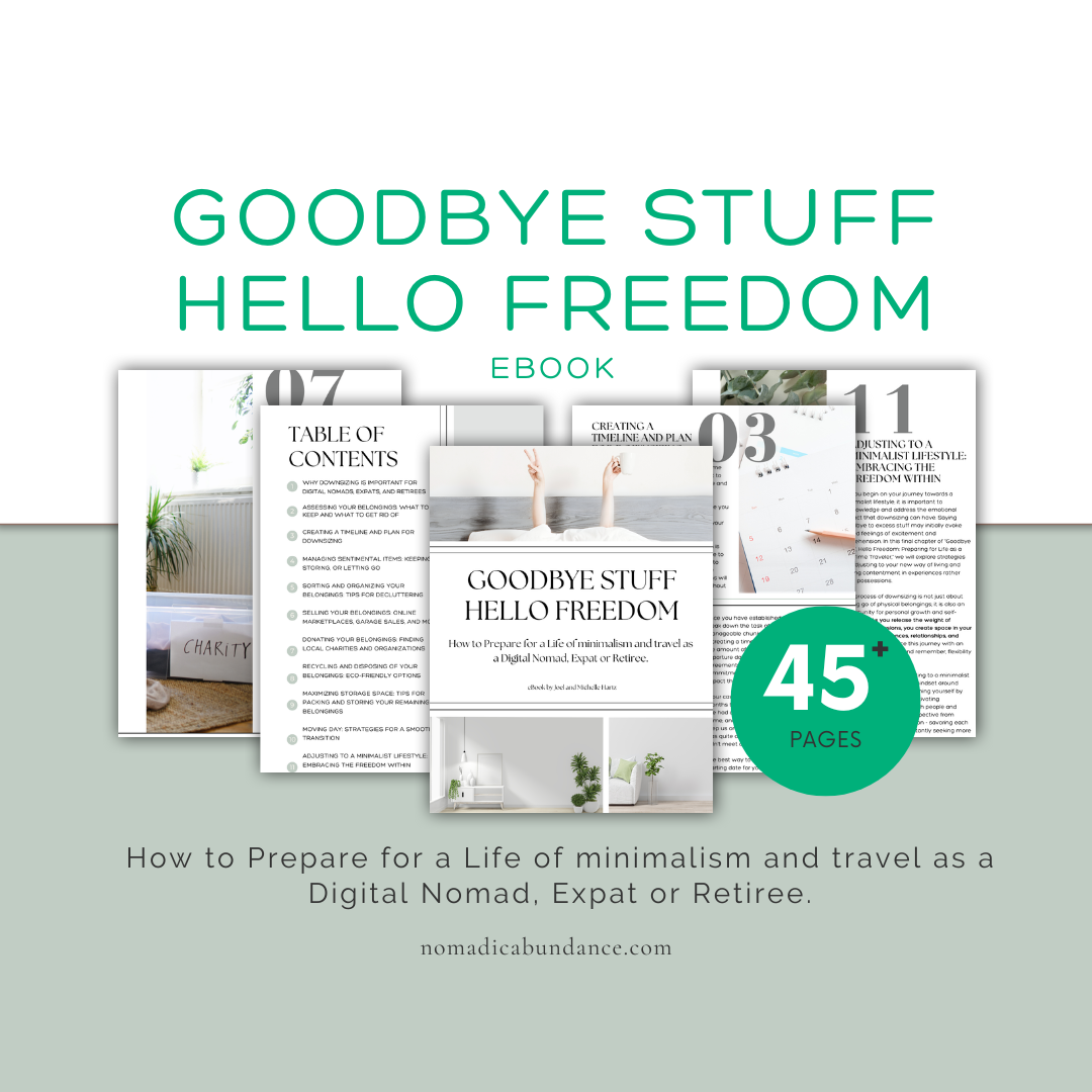 Goodbye Stuff, Hello Freedom