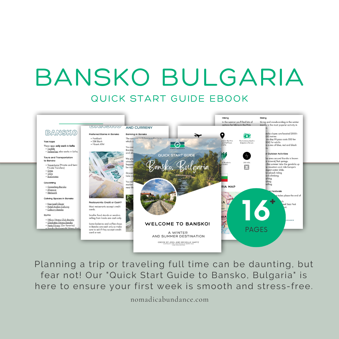 Quick Start Travel Guide to Bansko, Bulgaria: Your Stress-Free Visit Starts Here (Ebook) [Updated]