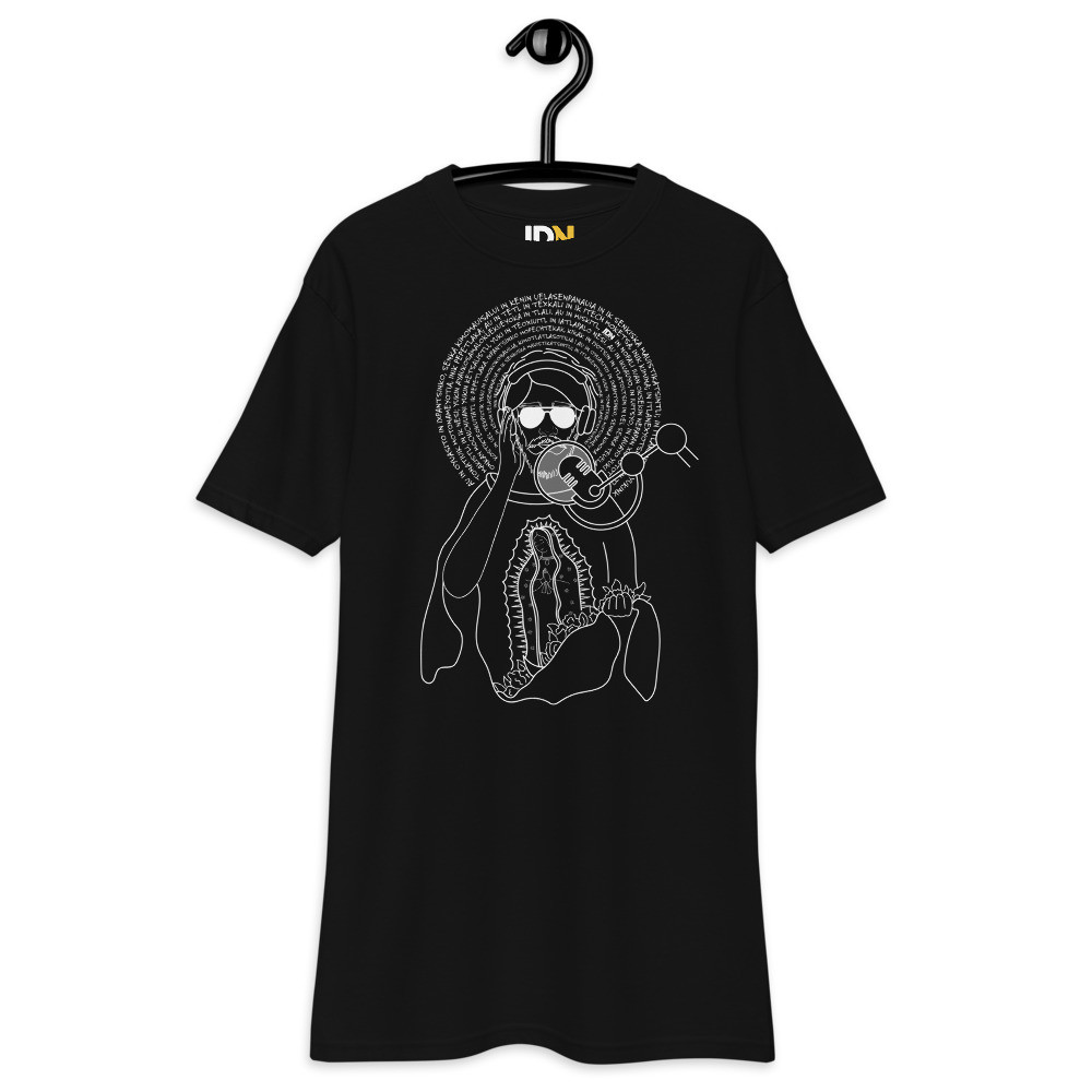 Men’s premium JD Nican Mopohua heavyweight tee