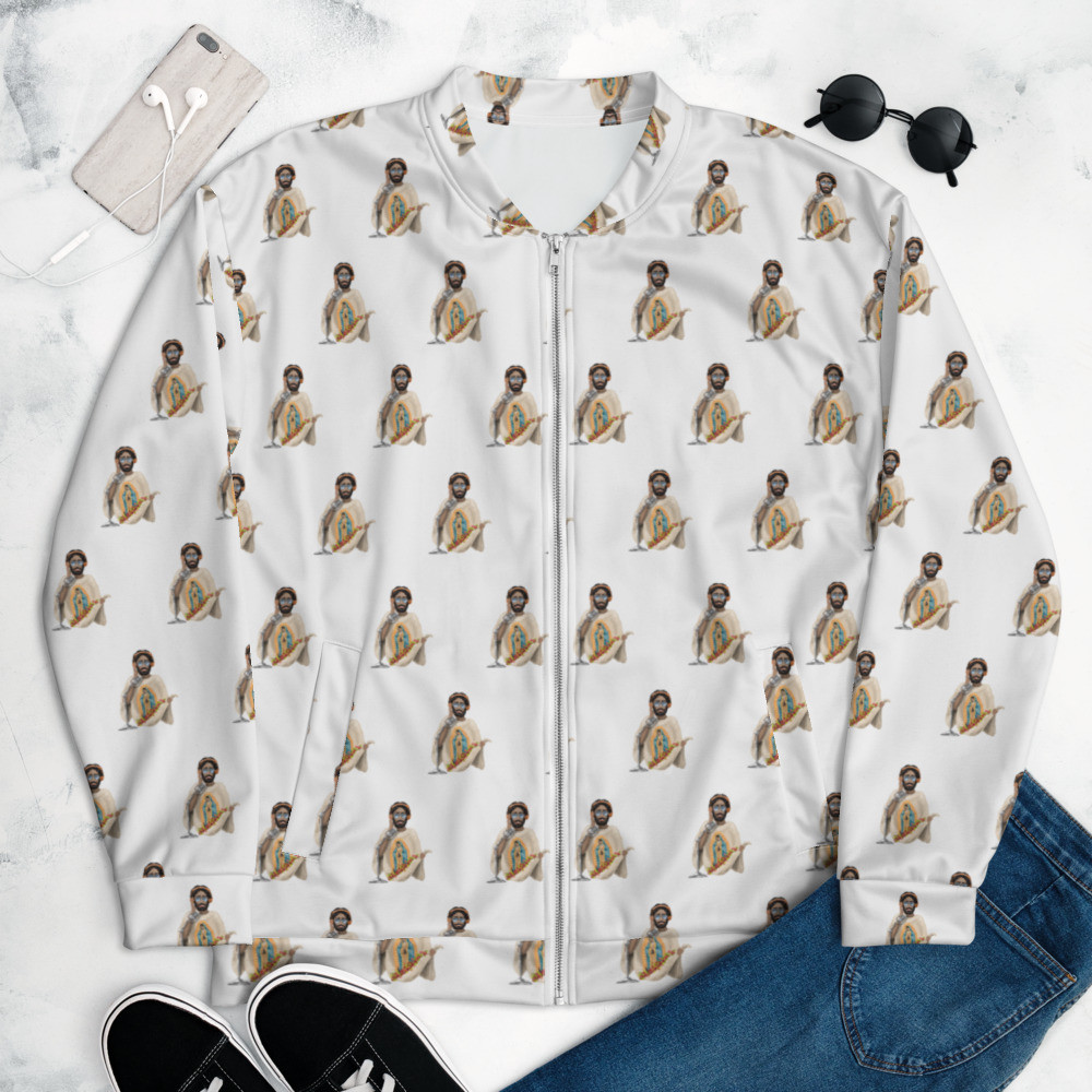 JD all-over Unisex Bomber Jacket