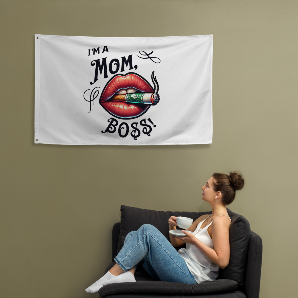Studio 69 Mom Boss Flag