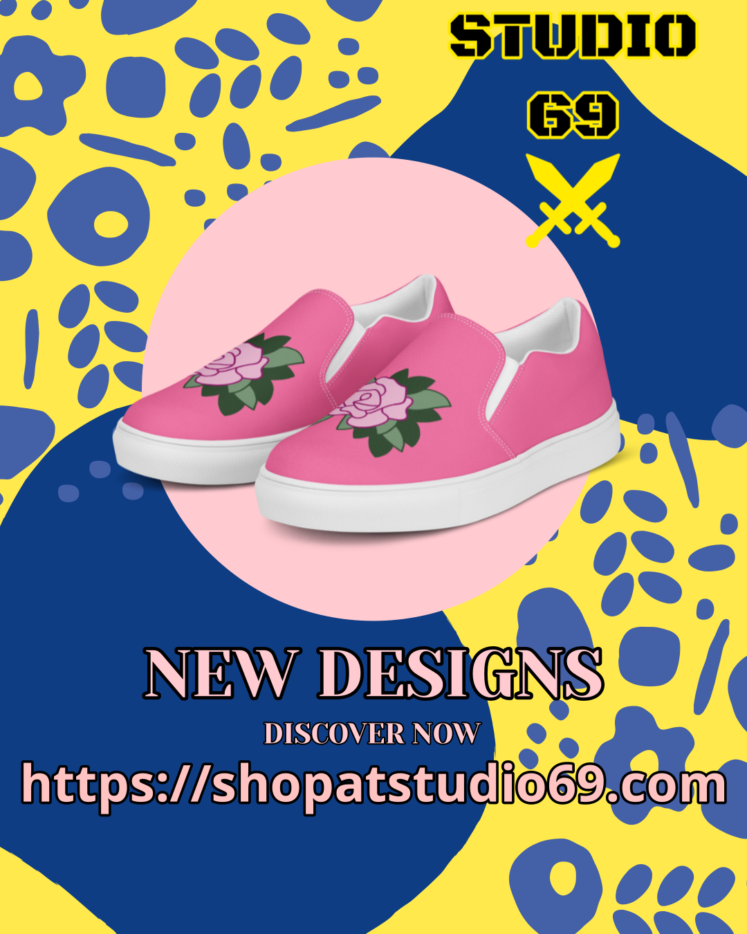 Studio 69 - Women’s slip-on canvas shoes