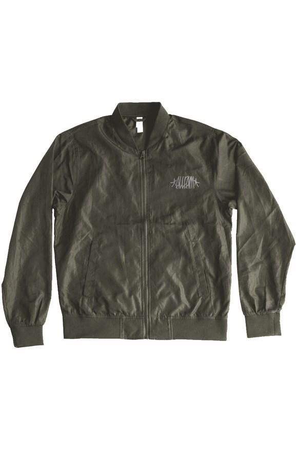BAY BOMBERS JACKET (ARMY/WHT)