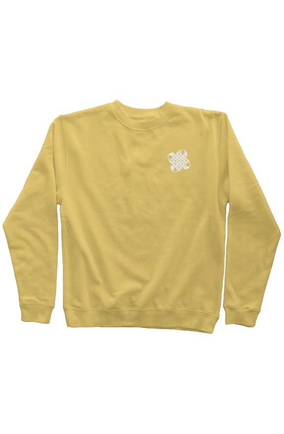 AF BLACK DIAMOND CREW NECK (YLW/WHT)