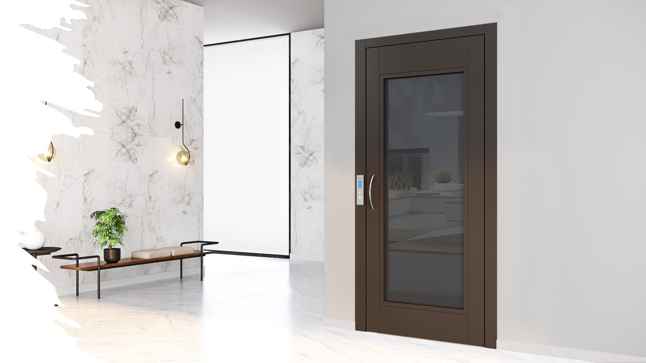 Semi-automatic door