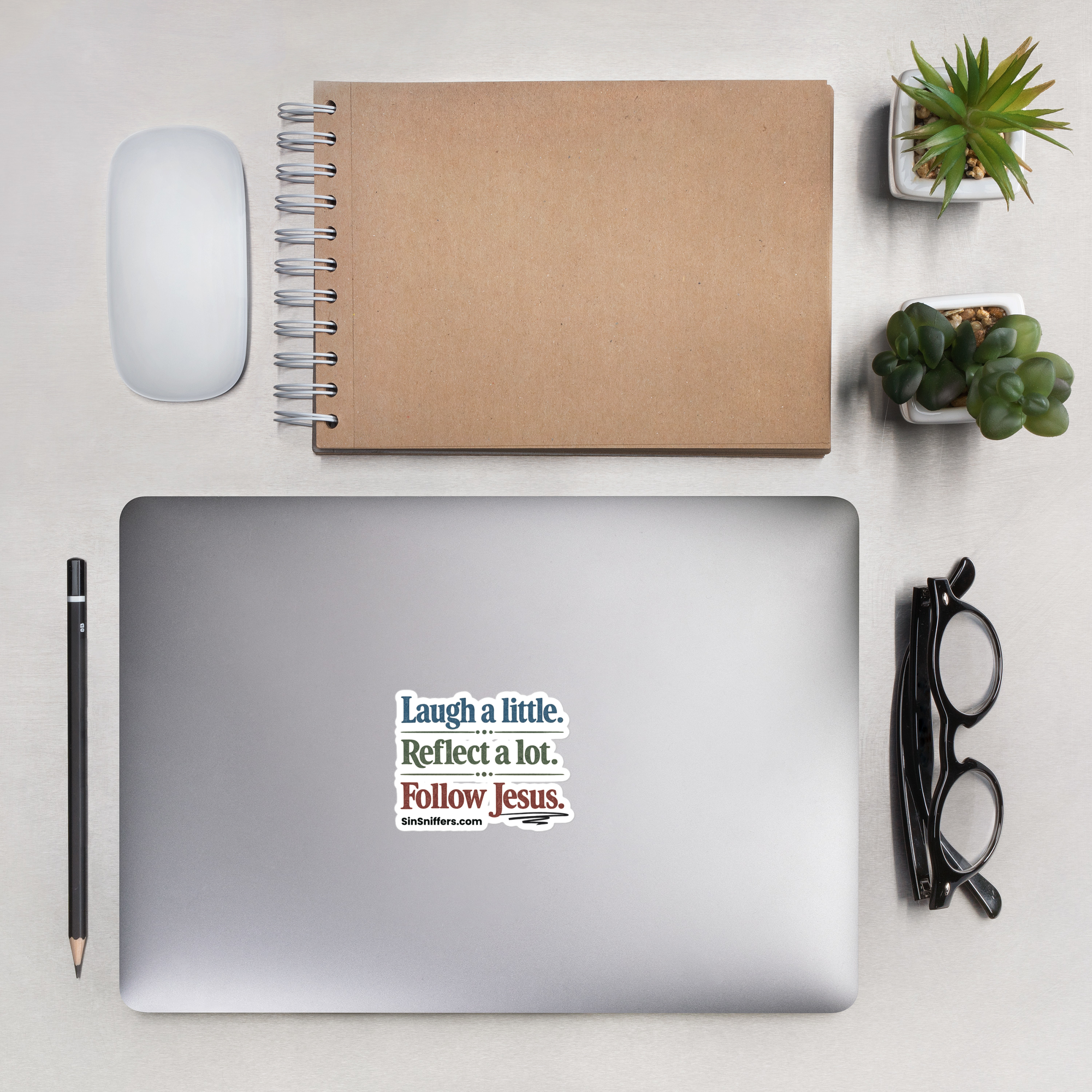 Stickers - Laugh. Reflect. Follow.