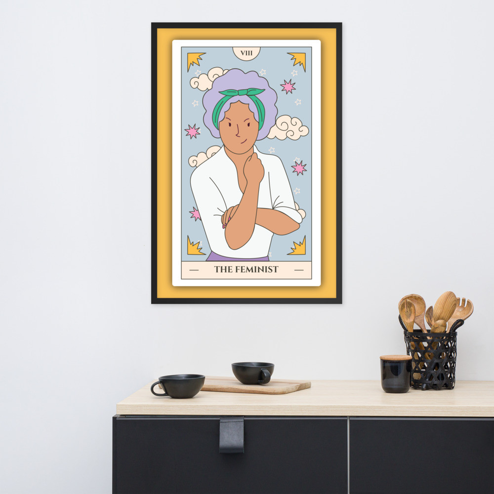 The Feminist (Yellow) - Framed Poster