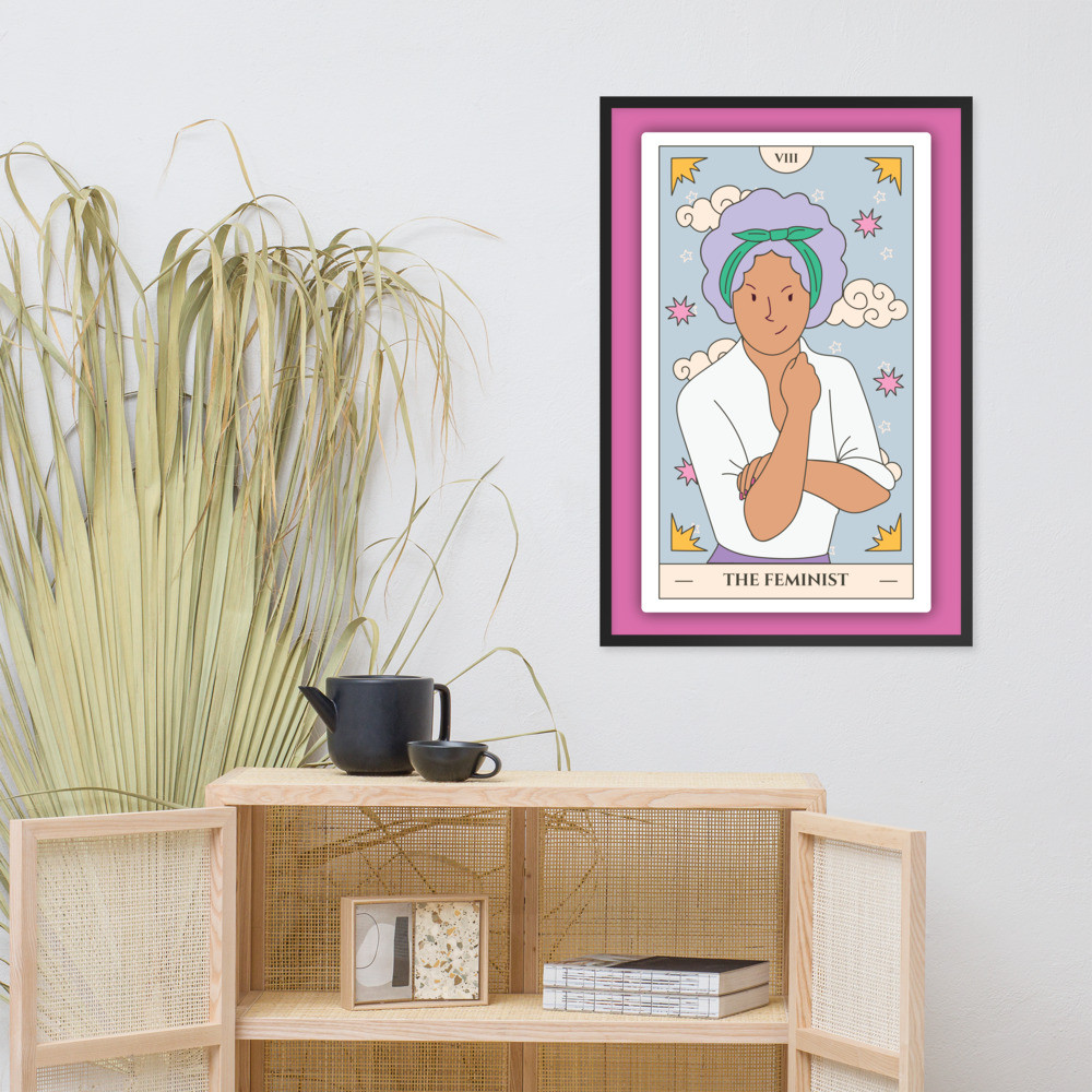 The Feminist (Pink) - Framed Poster