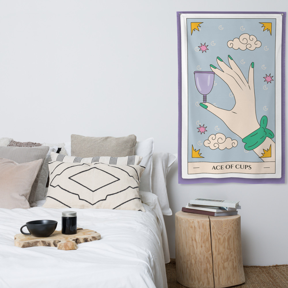 Ace of Cups (Purple) - Framed Poster
