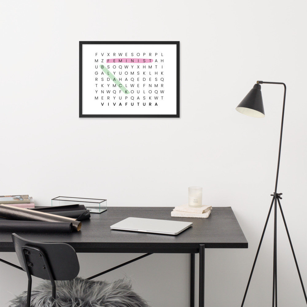 Black Feminist - Framed Poster