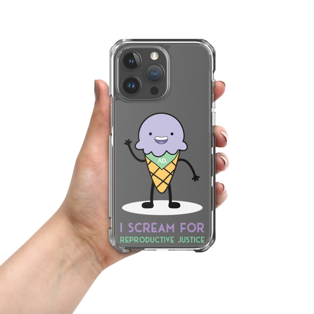 I Scream - Clear Case for iPhone®