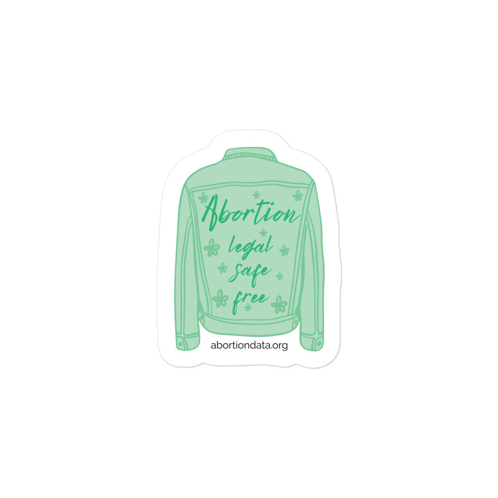 Abortion: Legal, Safe and Free - Sticker