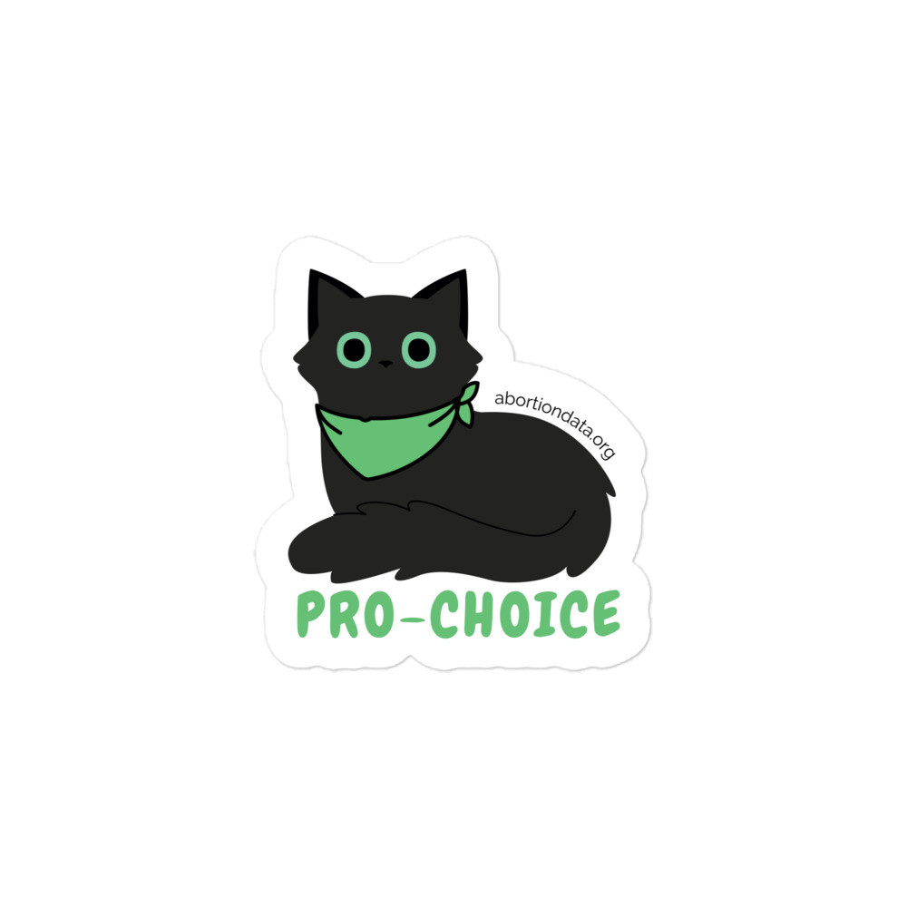 Pro Choice Cat - Sticker