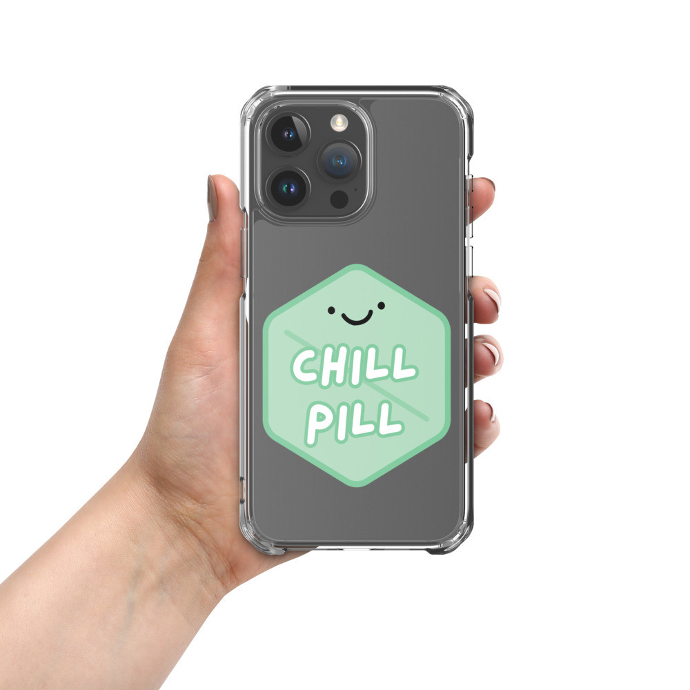Chill Pill - Clear Case for iPhone®