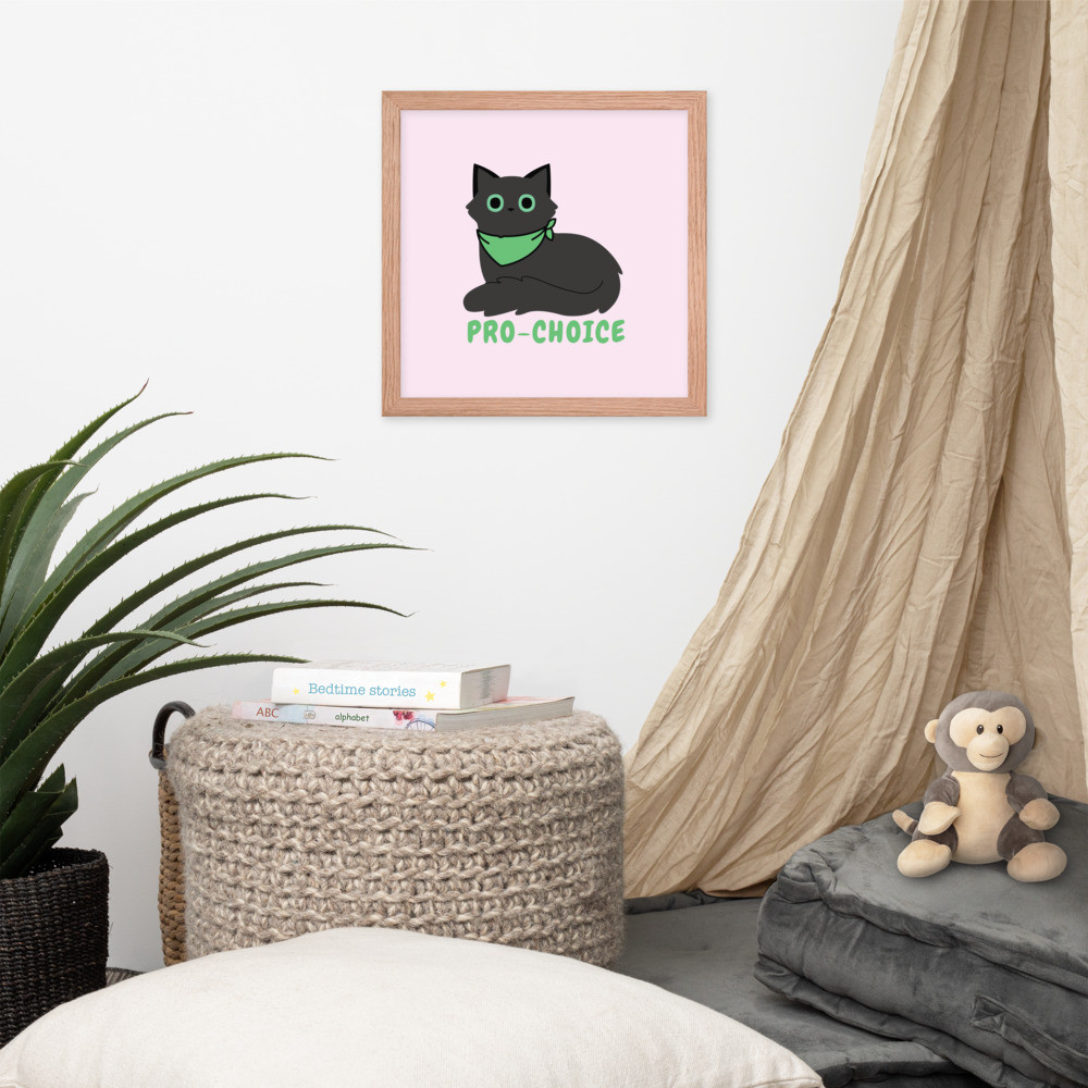 Pro Choice Manguito - Framed Poster