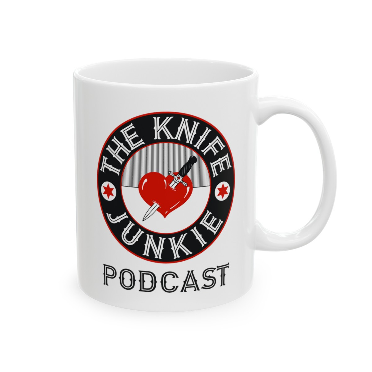 The Knife Junkie Podcast - Ceramic Mug, (11oz, 15oz)