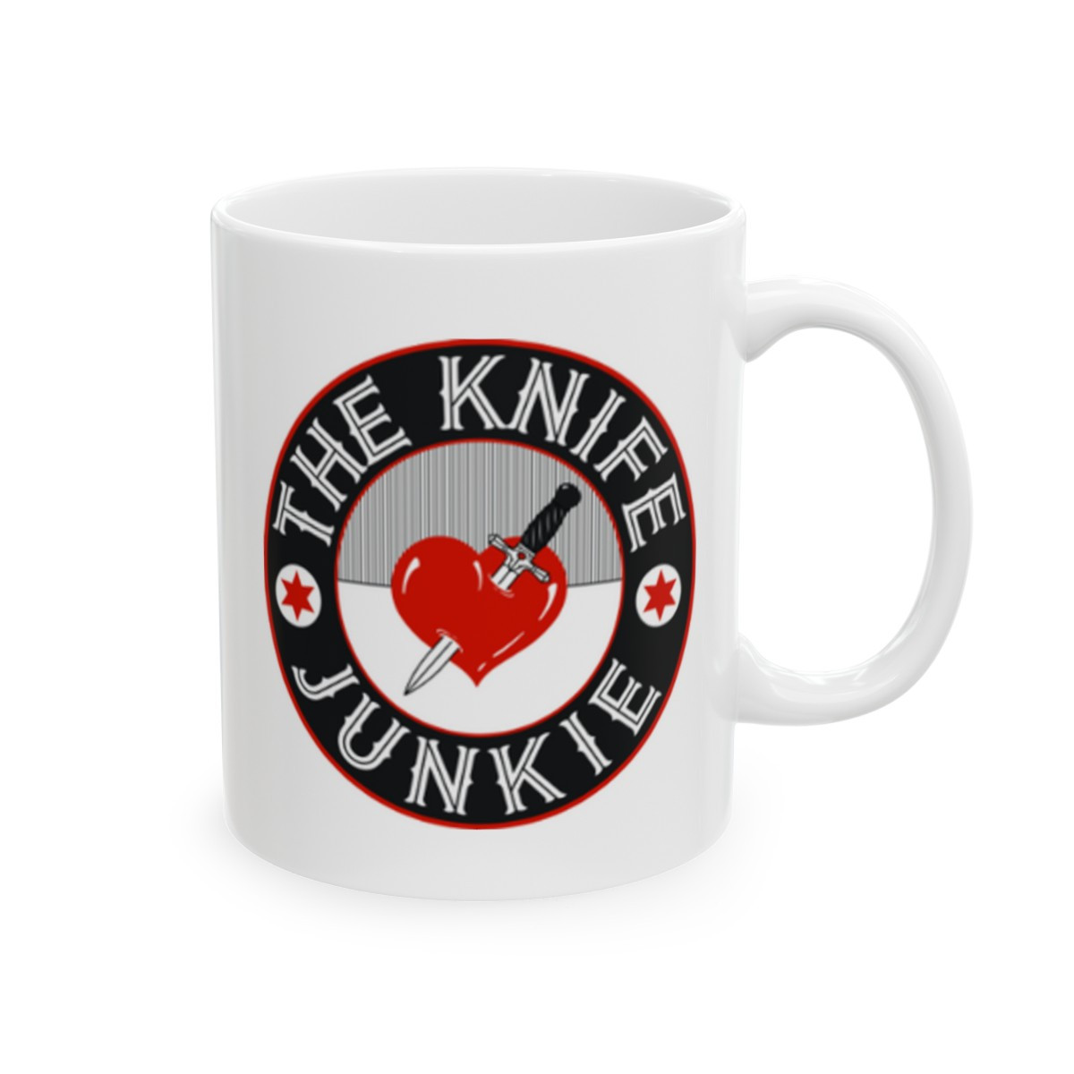 The Knife Junkie - Ceramic Mug, (11oz, 15oz)