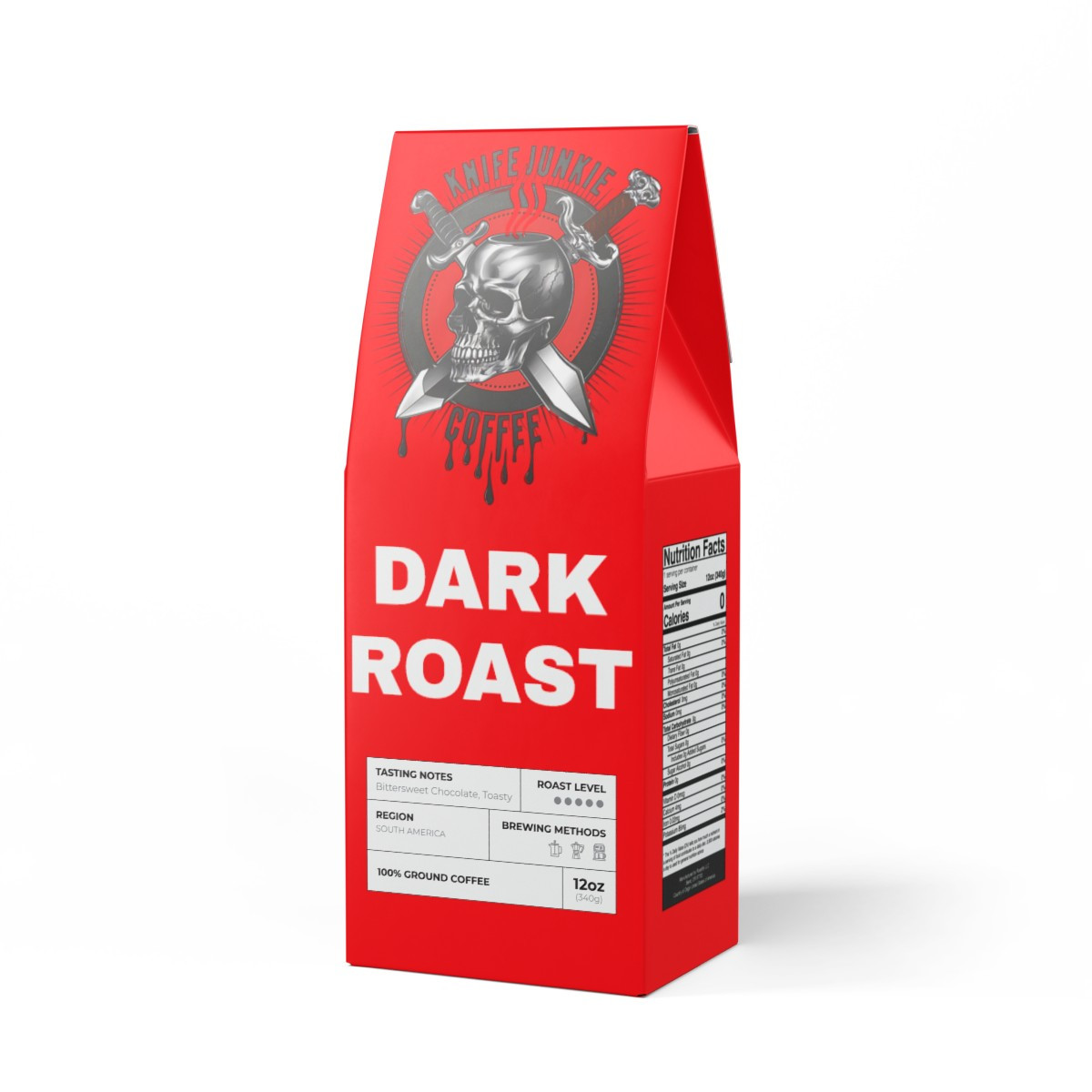 The Knife Junkie Bitterroot Coffee Blend (Dark French Roast)