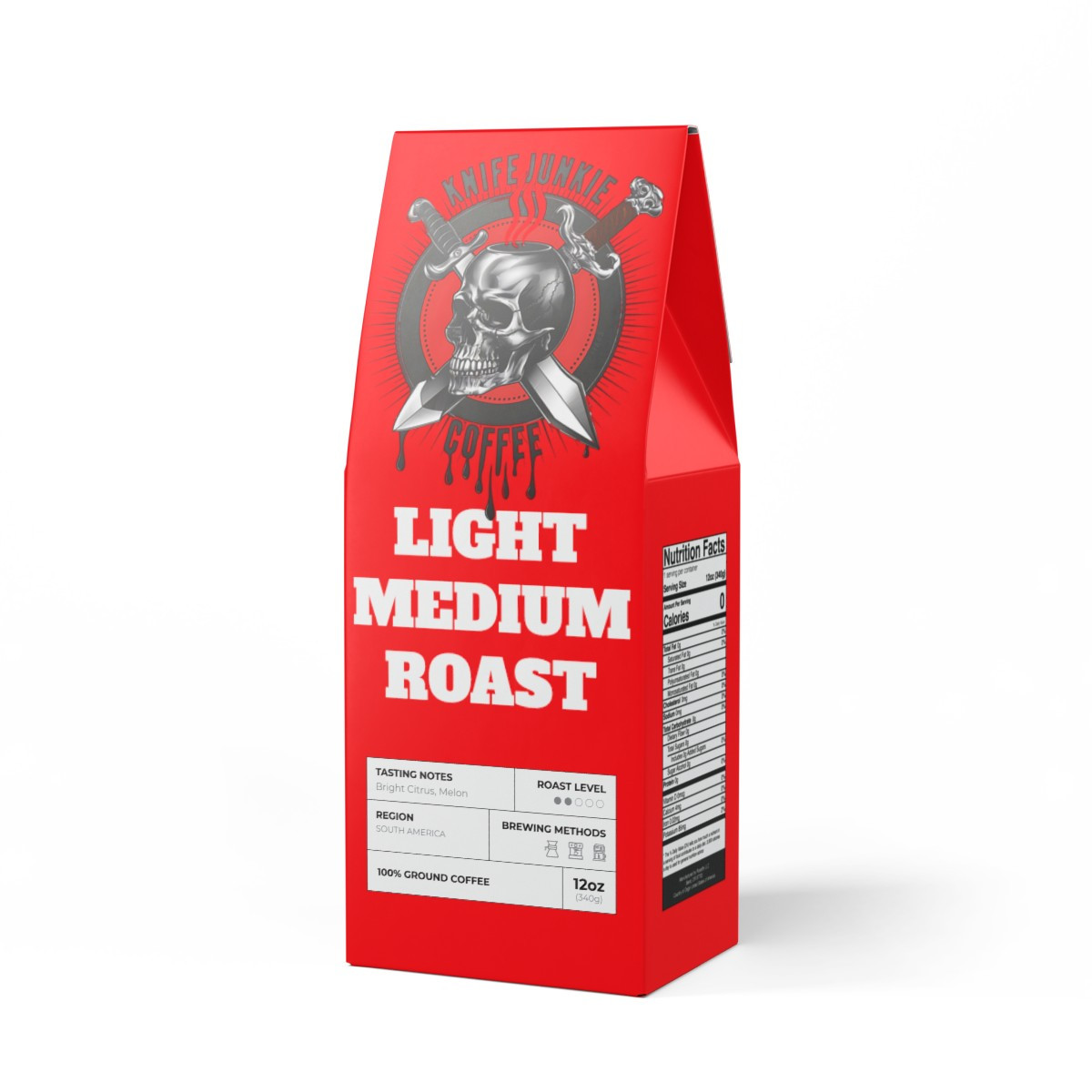 The Knife Junkie Colombia Single Origin Coffee (Light-Medium Roast)