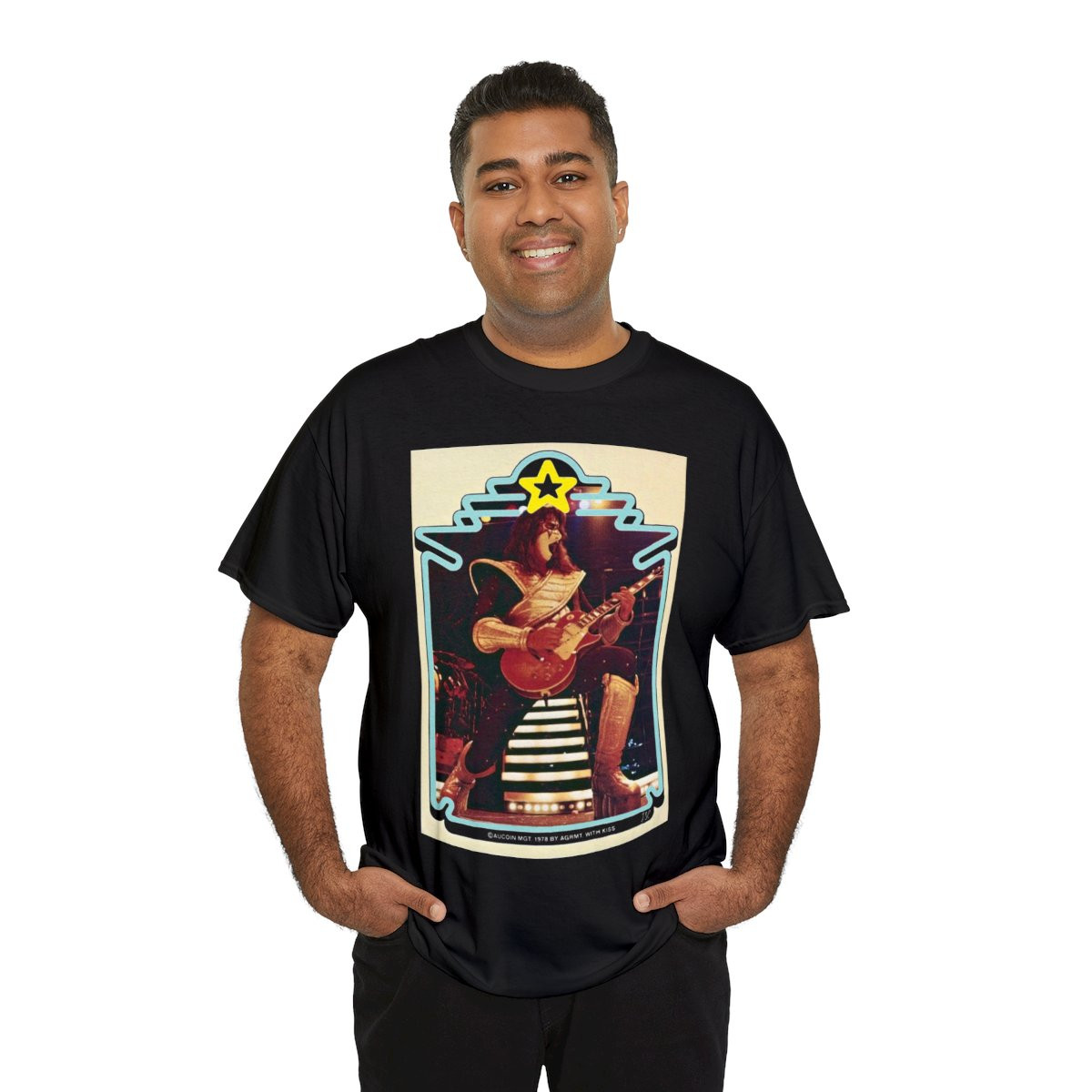 KISS cards Ace Frehley card 1 Sleeve Tee
