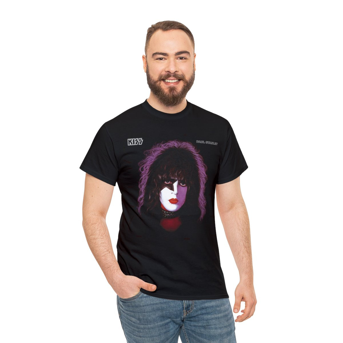 KISS Paul Stanley Solo LP Cover unisex Short Sleeve Tee