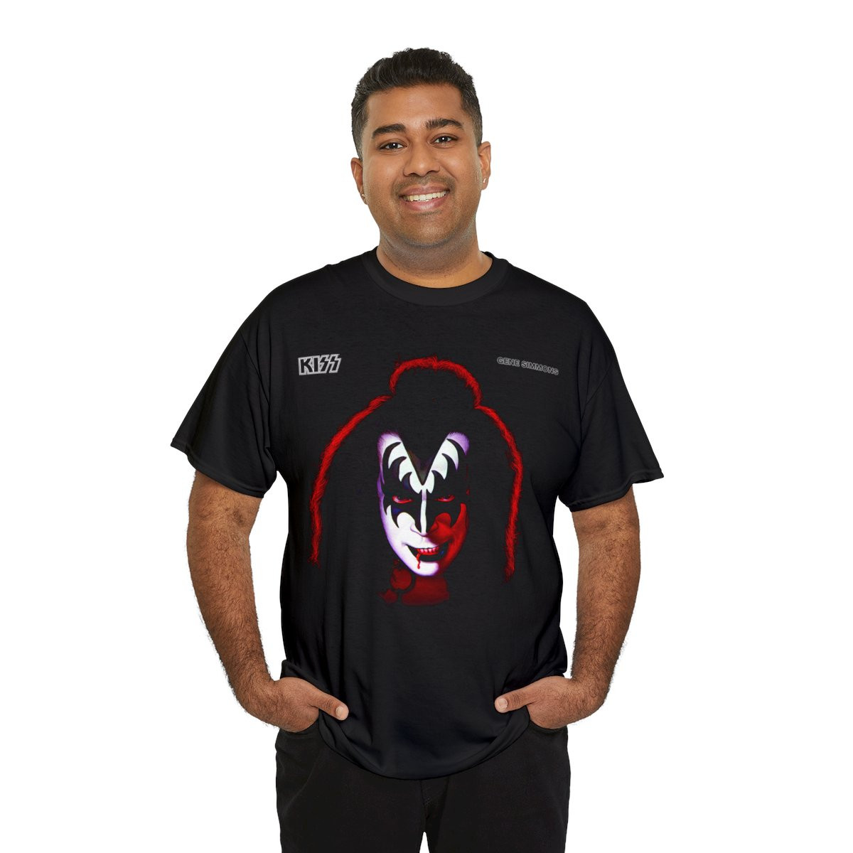 KISS Gene Simmons Solo LP Cover unisex Short Sleeve Tee