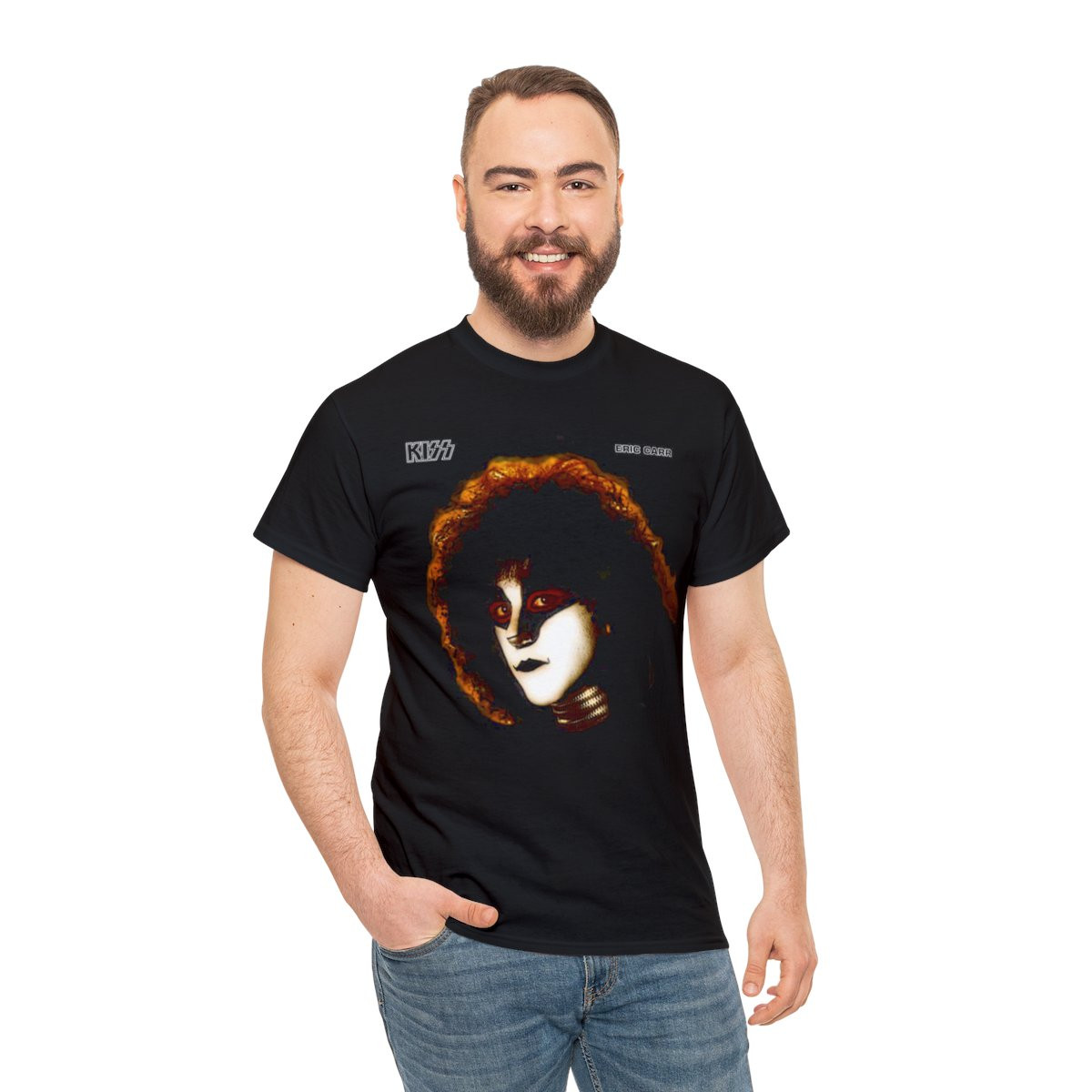 KISS Eric Carr Solo Unisex Short Sleeve T Shirt