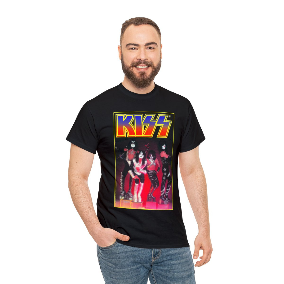 KISS Cubes Poster 3 unisex Short Sleeve Tee