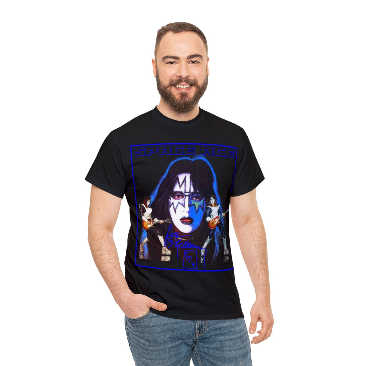 Ace Frehley of KISS Space Ace unisex Short Sleeve Tee