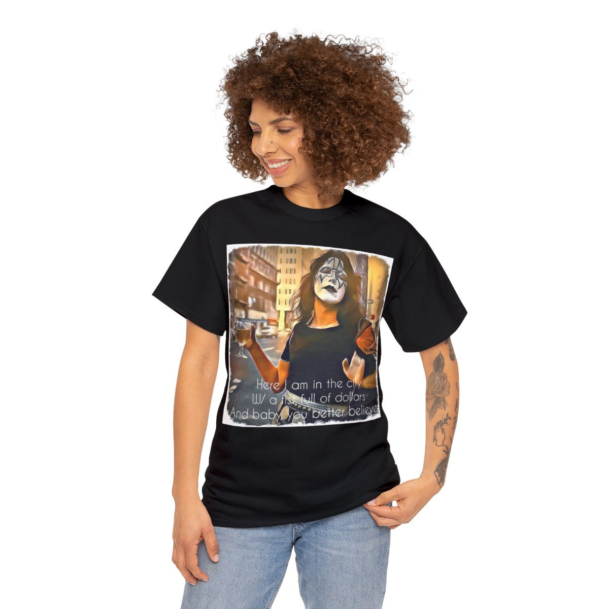 KISS Ace Frehley NY Groove unisex Short Sleeve Tee