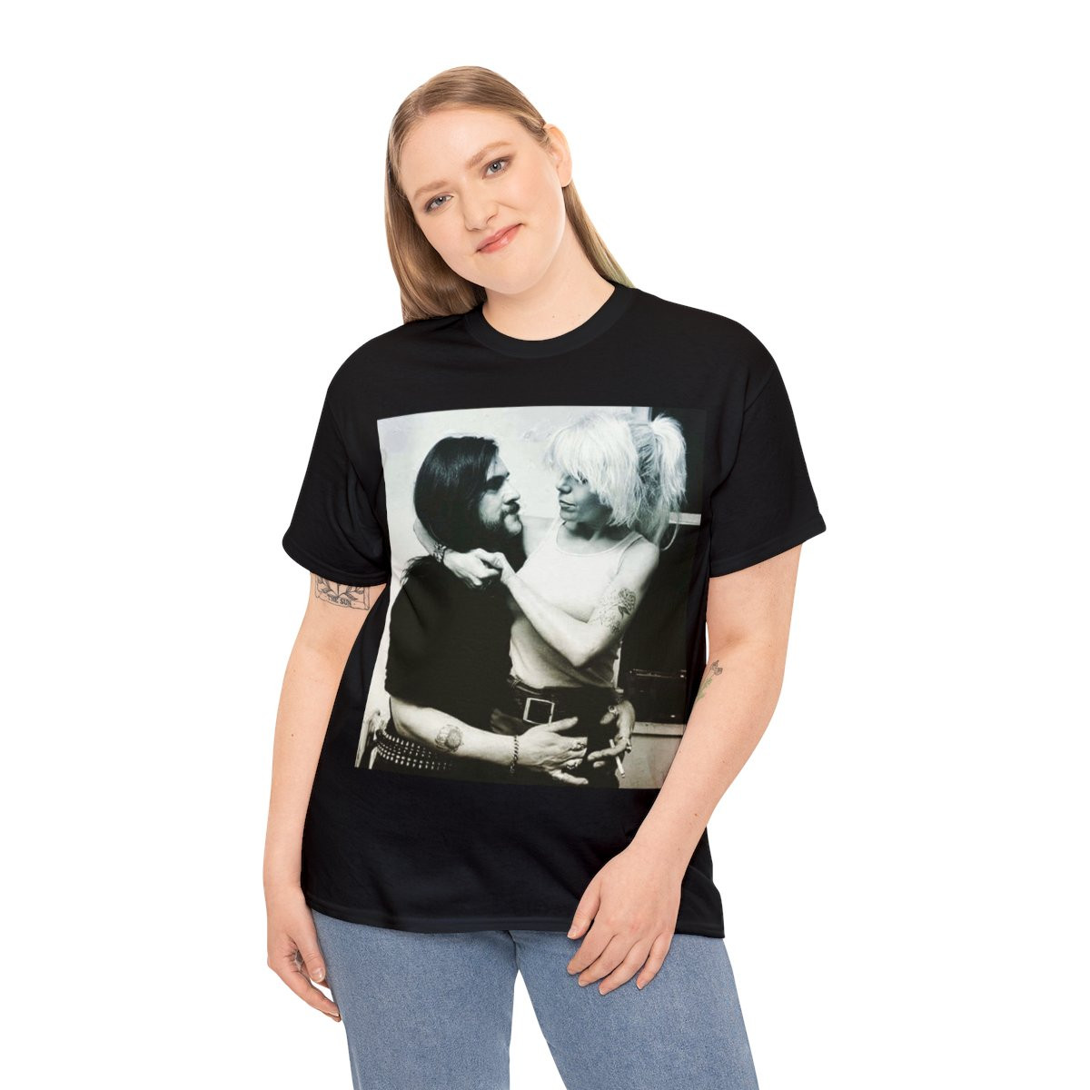 Plasmatics WENDY O Williams and LEMMY of Motorhead unisex  Short Sleeve Tee