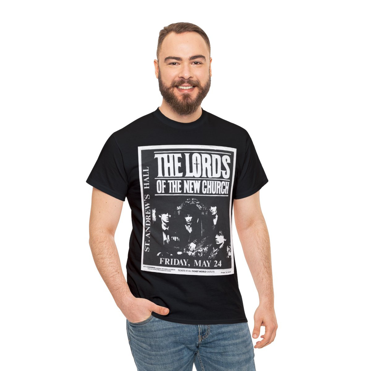 Lords of the New Church Flyer unisex Short Sleeve Tee