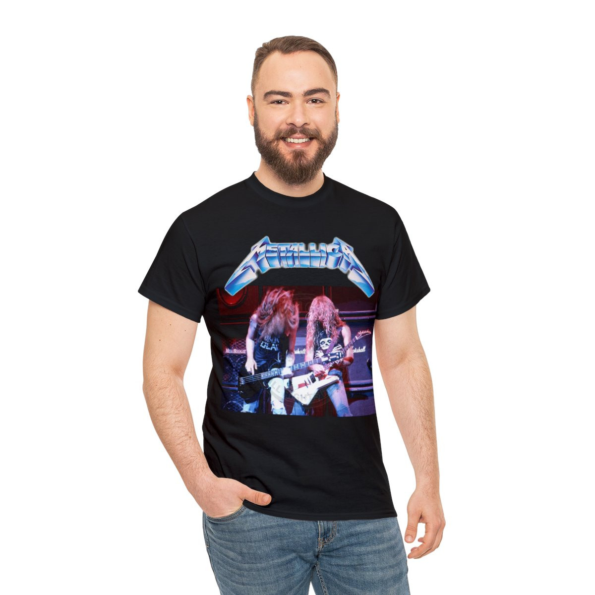 METALLICA  Cliff and James unisex Short Sleeve Tee